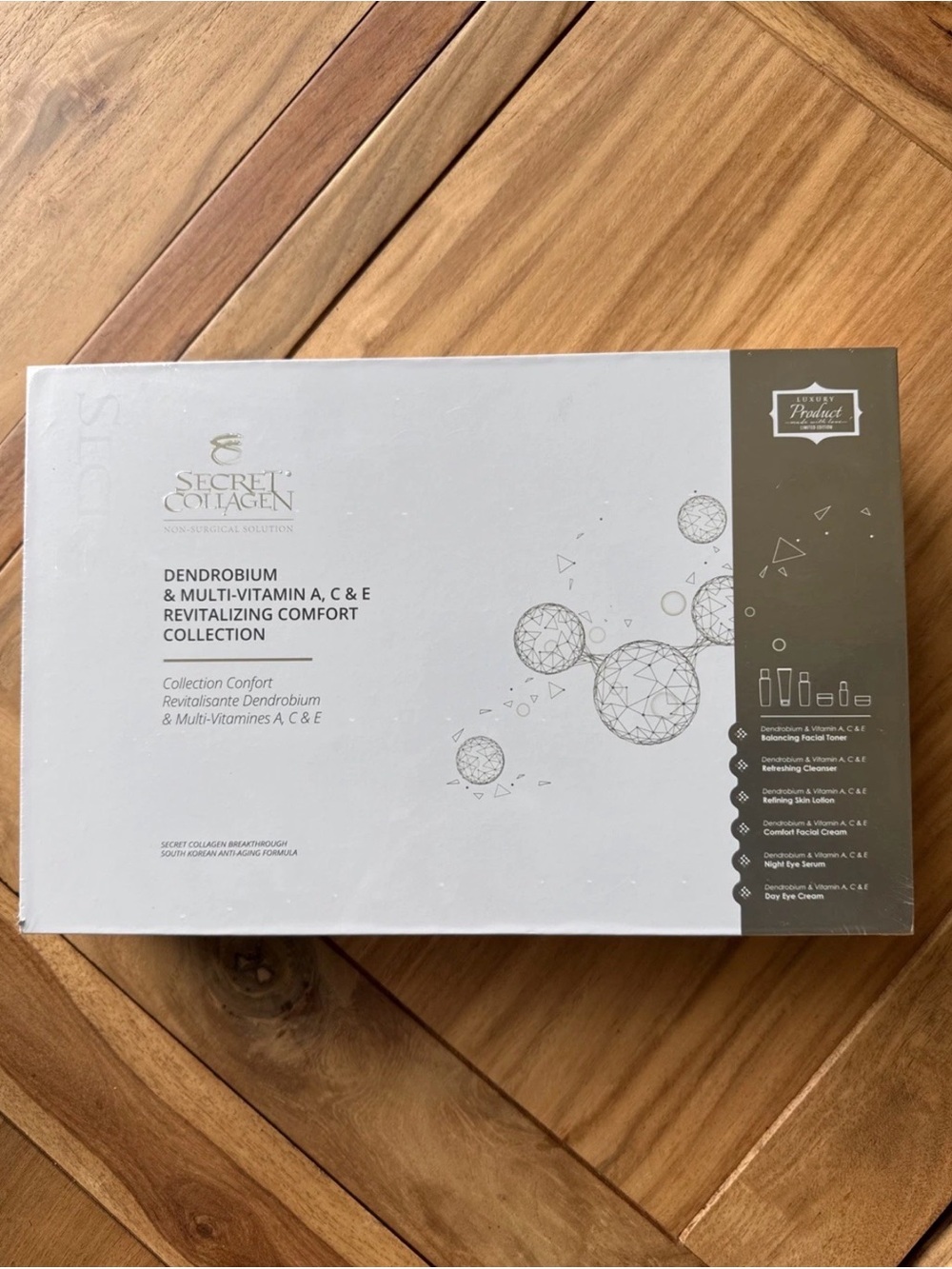 Secret Collagen Dendrobium & Multi Vitamin Revitalizing Comfort Collection BNIB